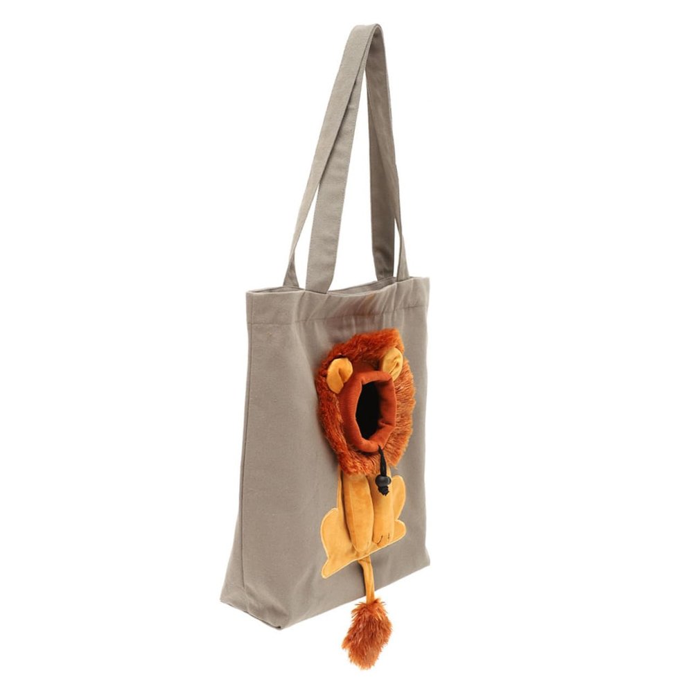 Milisten Cat Carrier with 3D Lion Head Design