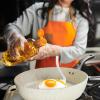 Nonstick Egg Ring Mold with Handle, Reusable view 2