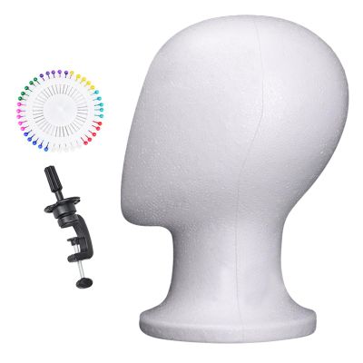 Huehkir Foam Mannequin Head for Wig Styling and Display