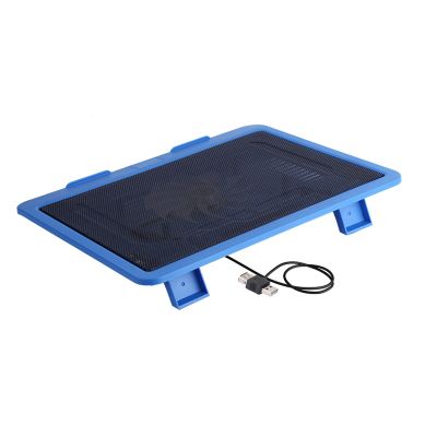 GOWENIC Laptop Cooling Pad, Super Quiet USB Cooling Stand, Ergonomic Design for Office or Home Use (BLUE)