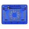 GOWENIC Laptop Cooling Pad, Super Quiet USB Cooling Stand, Ergonomic Design for Office or Home Use (BLUE) view 2