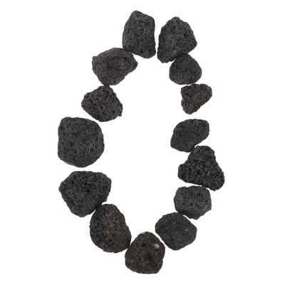 TOYANDONA Volcanic Stone Decoration for Aquariums and Plants, 1 Bag, Black Porous Volcanic Rock