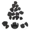 TOYANDONA Volcanic Stone Decoration for Aquariums and Plants, 1 Bag, Black Porous Volcanic Rock view 4