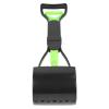 Asixxsix Pet Poop Scooper with Long Handle, Foldable, Green/Black view 1