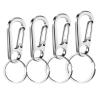 Dog Tag Clips, 4-Piece Stainless Steel Quick-Release Holders view 1