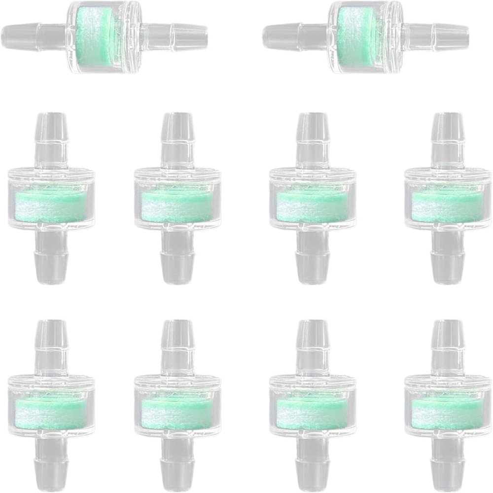 10PCS ABS Green Aquarium Water Pump Silicone Hose Filter