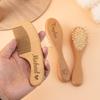 Personalized Baby Hair Brush and Comb Set for Newborns view 2