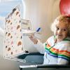 Kids' Airplane Seat Extender, Lightweight Foldable Flight Bed view 3