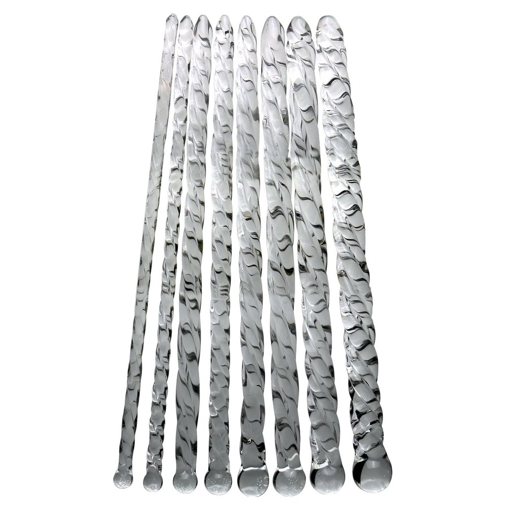 YAXZA 20 cm Extra-Long Glass Urethral Dilator for Men