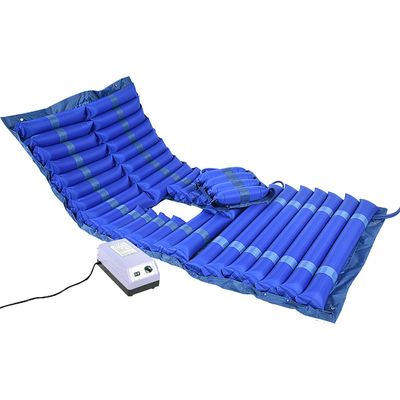 Inflatable Wheelchair Seat Cushion and Alternating-Pressure Air Mattress with Quiet Pump