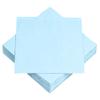 OFFCUP 40 Count Light Blue Napkins, 33 x 33 cm, 2-Ply Paper Cocktail Napkins view 1