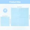 OFFCUP 40 Count Light Blue Napkins, 33 x 33 cm, 2-Ply Paper Cocktail Napkins view 2