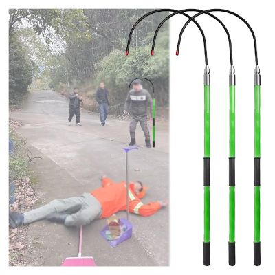 Insulated Rescue Hook, Fiberglass-Insulated Extension Pole for Emergency Rescue, 3/5/6/10 ft, for EVs, High-Voltage Sites, and Electrical Workshops