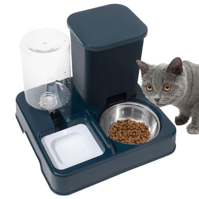 Cat Food and Drinking Water Dispenser
