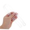 TOYANDONA 10-Piece White Plastic Hanger Connector Strips for Space-Saving Closet Organization view 4