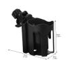 ABS Wheelchair Drink Holder for Bottles and Cups, Black view 2