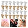 DIY Nail Charms, 80 Pieces, Resin Nail Decorations view 3