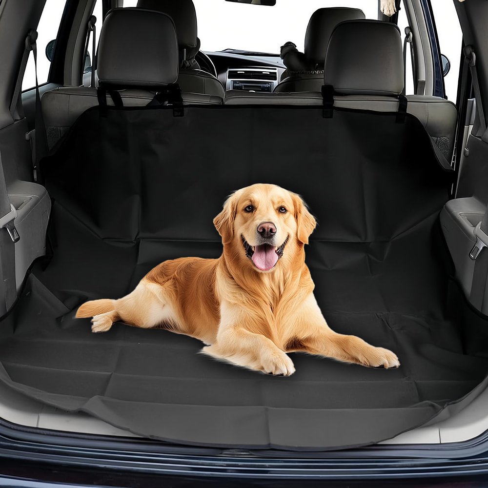 VAGCARS Waterproof Car Trunk Protector for Dogs, 144 x 120 cm