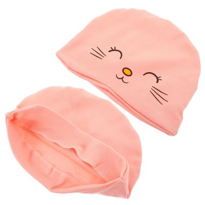Gatuida 2-Piece Cotton Postpartum Caps, Blue, for Women