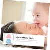 Gatuida 2-Piece Cotton Postpartum Caps, Blue, for Women view 3