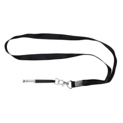 HANABASS Dog Whistle with Lanyard - Black