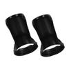 GANAZONO 2-Piece Plastic Shaving Brush Holder Set, Black view 1