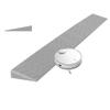 1 Pc Non-Slip Rubber Wheelchair Ramp, 14-Inch-High Threshold Mat for Indoor and Outdoor Use (Gray, H 3.15 in) view 1
