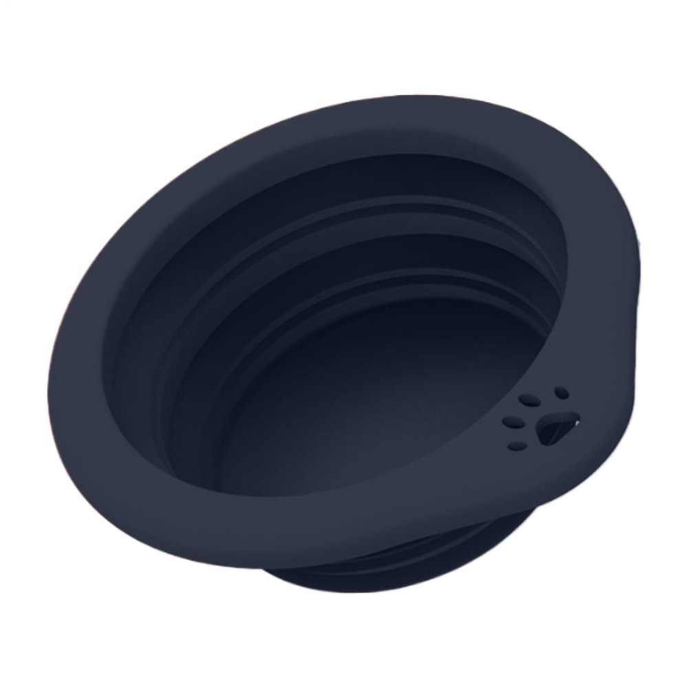 Foldable Dog Bowl, 300 ml, Portable Silicone