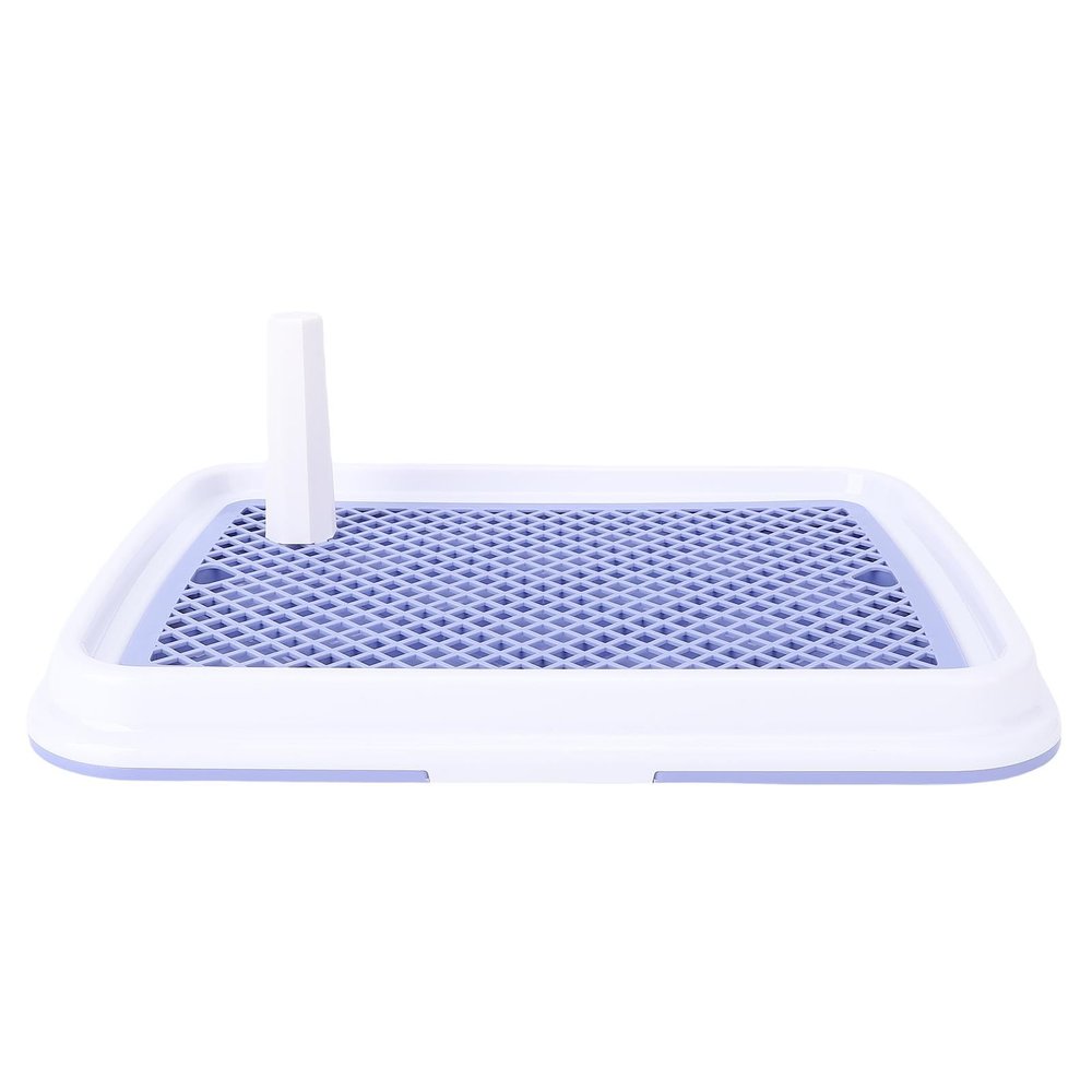 High-Fence Dog Potty Tray for Small Dogs and Puppies, Blue