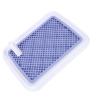 High-Fence Dog Potty Tray for Small Dogs and Puppies, Blue view 3