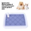 High-Fence Dog Potty Tray for Small Dogs and Puppies, Blue view 4