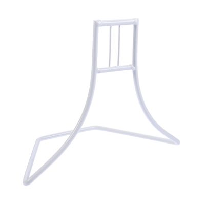 FONDOTIN White Iron Hamster Wheel Stand, Durable and Stable Holder for Small Pets