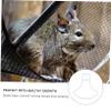 FONDOTIN White Iron Hamster Wheel Stand, Durable and Stable Holder for Small Pets view 3