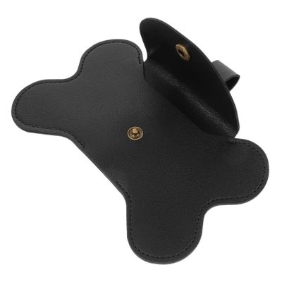 Portable Leather Dog Waste Bag Holder