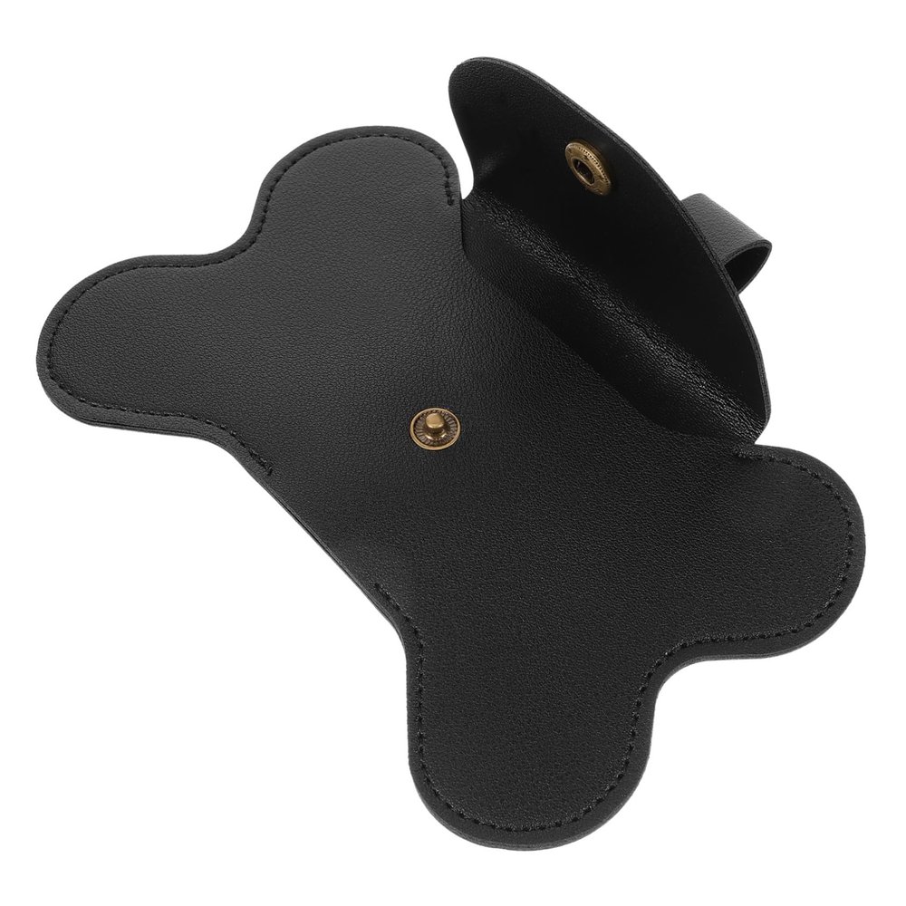 Portable Leather Dog Waste Bag Holder