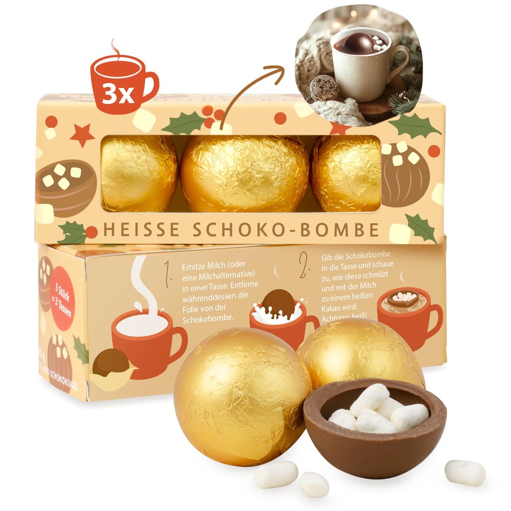 Chocolate Marshmallow Bombs – Hot Chocolate for Winter & Christmas
