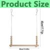 Wooden Chicken Swing for Chickens and Parrots view 2