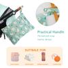 Treer Set of 2 Wet Bags for Cloth Diapers, Waterproof Reusable Diaper Bags with Zippers, Farm Pattern view 4
