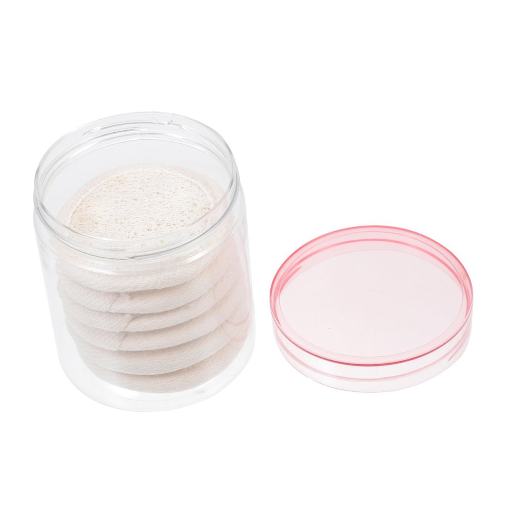 Gogogmee Luffa Cleansing Pads, 6-Pack, 6.5 cm, Reusable
