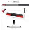 Glass Cleaning Brush with Telescopic Pole, Rotating Head, Squeegee, and Soap Dispenser for Solar Panels and Household Windows view 2