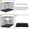 Foldable Metal Dog Crate for Medium and Large Pets, Portable and Easy to Clean view 3