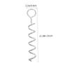 ERINGOGO Sturdy Iron Spiral Dog Tie-Out Stake, Silver-Colored view 2