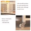 Indoor Pet Crate with Divider for Small Dogs and Cats view 3