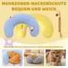 SongBuydn Valerian Pillows for Cats, Catnip Pillows, 2 U-Shaped Cushions and 1 Chew Toy view 3