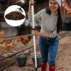 Jukeoiu Chicken Coop Shovel, Adjustable Sturdy Multifunction Rake view 2