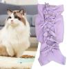 Female Cat Recovery Suit, Breathable Anti-Licking Wound Protection view 3
