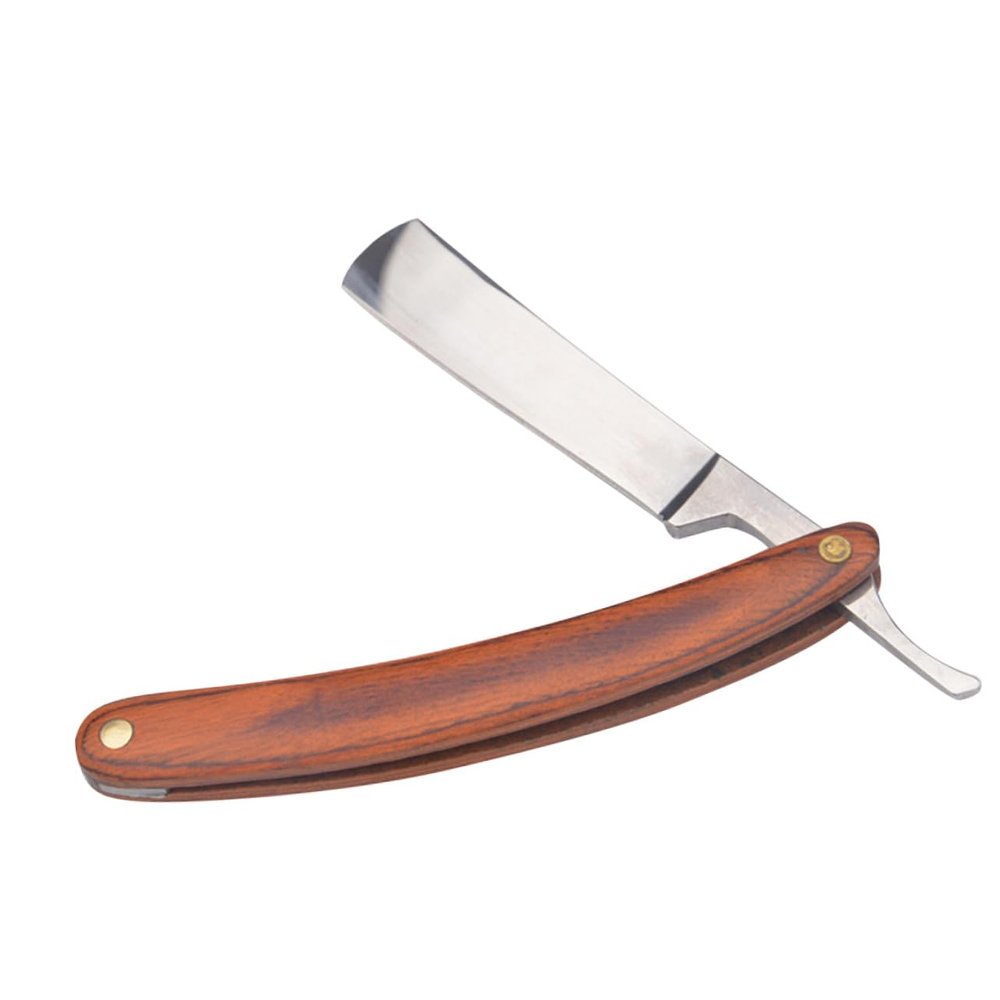 NIYANGLE Vintage Manual Razor for Men with Wooden Handle