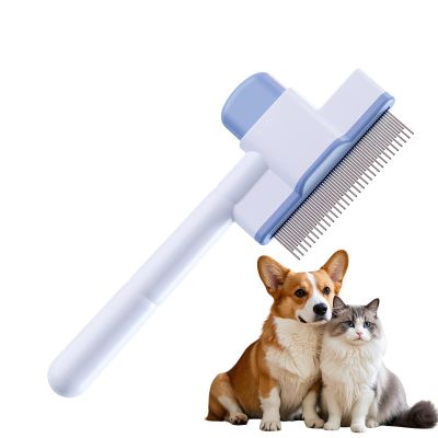 Cat Comb with Ergonomic Handle