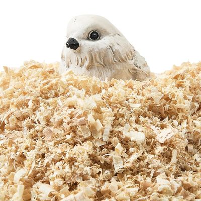 CREATCABIN 3-Pack Natural Aspen Wood Bird Nesting Material, 150 g