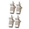 Practical Bird Food Clips for Fruit and Vegetables, 4-Piece Stainless Steel Set view 1